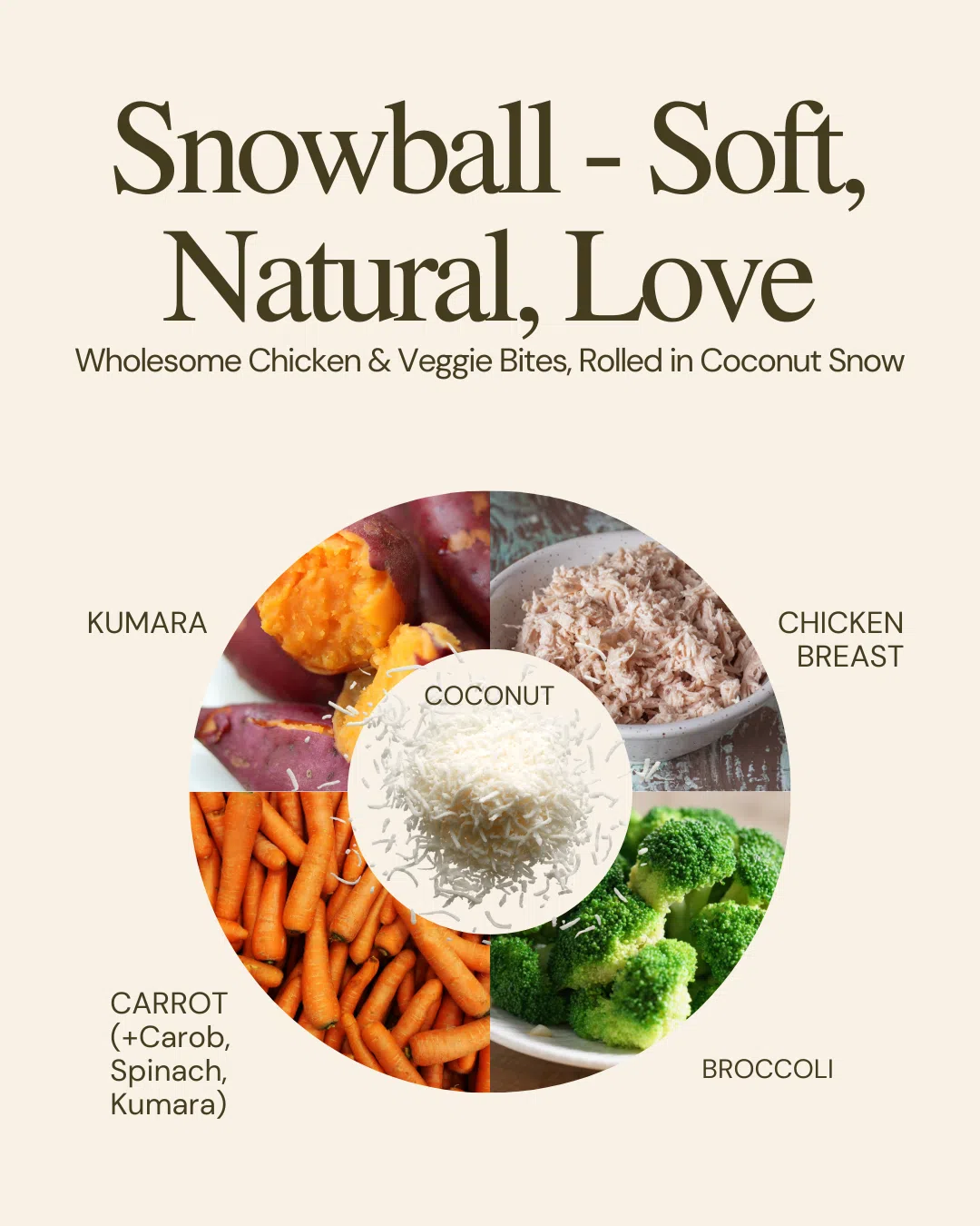 Chicken Kumara Snow Ball 80g - Image 5