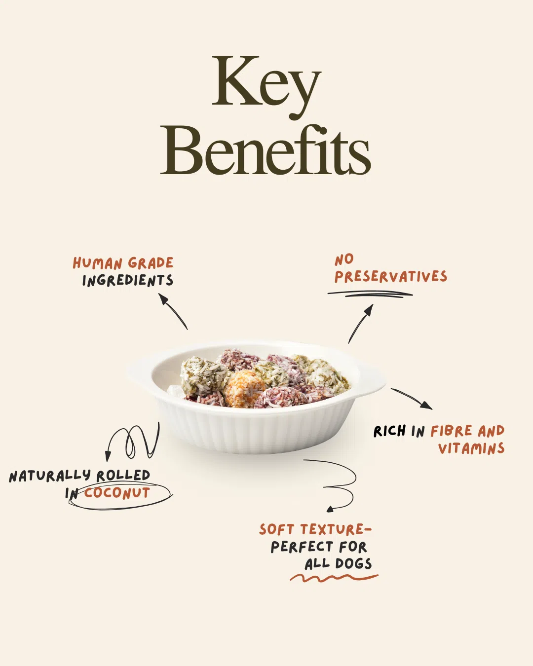 Chicken Kumara Snow Ball 80g - Image 4